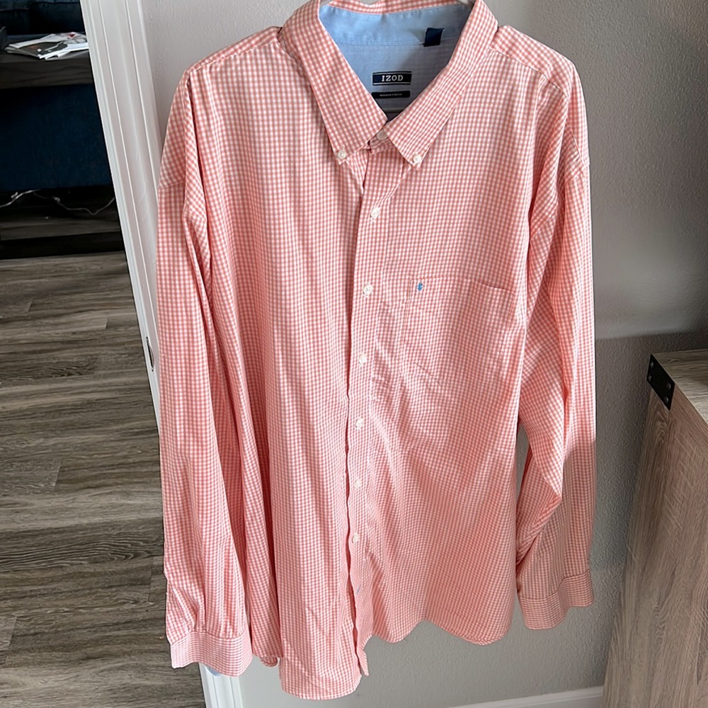 Orange IZOD Button Down Shirt
